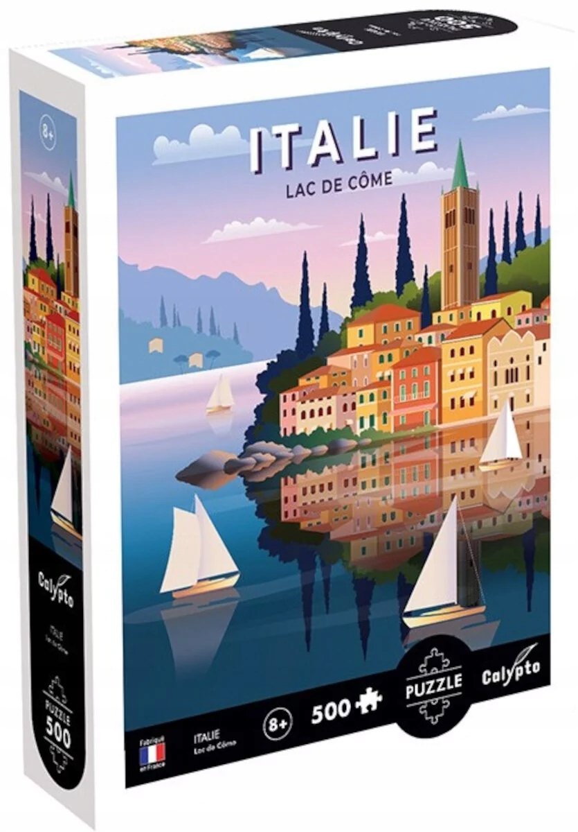 Puzzle 500 el. Lago di Como Włochy Calypto