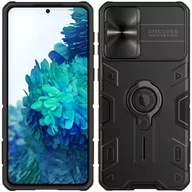 Etui i futerały do telefonów - Nillkin Etui CamShield Armor do Samsung Galaxy S21+ (Czarne) - miniaturka - grafika 1