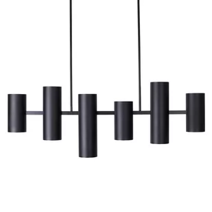 Wisząca lampa wielopunktowa Laxer P0503 Maxlight tuby metal nad stół czarny - Lampy sufitowe - miniaturka - grafika 1