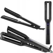 Prostownice i karbownice do włosów - Prostownica do włosów 4 Płytki Cearmiczno Turmalinowe Jonizacja LCD 60W - miniaturka - grafika 1