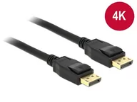 Kable komputerowe i do monitorów - Delock Kabel displayport m/m 2m v1.2 (19 pin) 4k czarny (83806) - miniaturka - grafika 1