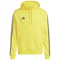 Bluzy męskie - Bluza męska adidas Tiro 23 League Sweat Hoodie żółta IC7850 S - miniaturka - grafika 1