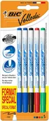 Markery do tablic - BIC, marker suchościeralny bic velleda fine 1721 blister 5 szt. - miniaturka - grafika 1
