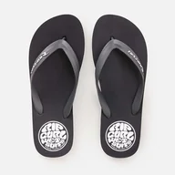 Klapki i japonki męskie - Męskie Japonki RIP CURL ICONS OPEN TOE TCTC81_90 – Czarny - miniaturka - grafika 1