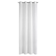 Firany - Firana Dekoracyjna Margo 140 x 250 Przelotki Biały - miniaturka - grafika 1