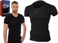 Koszulki męskie - KOSZULKA kr. rękaw BRUBECK SS10540 BASE LAYER XXL - miniaturka - grafika 1