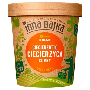 Inna Bajka | Aybioo Sp. z o.o. ul. Poznańska 16 lo Inna Bajka | Aybioo Sp z o.o ul Poznańska 16 lo Ciecierzotto ciecierzyca curry 70 g Inna Bajka M00-0B7E-7371F - Szybkie dania obiadowe - miniaturka - grafika 1