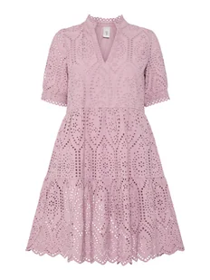 YAS Sukienka letnia Holi 26027163 Różowy Regular Fit - Sukienki - miniaturka - grafika 1