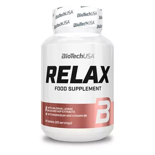 Biotech USA Relax 60tabs - Witaminy i minerały dla sportowców - miniaturka - grafika 1