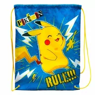 Worki na buty - WOREK NA BUTY PIKACHU POKEMON RULE 40x33cm - miniaturka - grafika 1