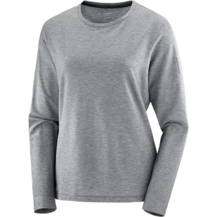 KOSZULKA ESSENTIAL TENCEL LS W C19847 - Koszulki i topy damskie - miniaturka - grafika 1