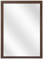 Lustra - Ciemnobrązowe lustro ścienne drewniane R8-D87 - miniaturka - grafika 1