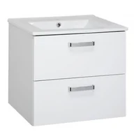 Szafki łazienkowe - Astor Toscania umywalka z szafką 50 cm biały połysk AM-TOC-502-02 - miniaturka - grafika 1