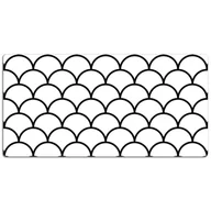 Podkładki na biurko - Mata ochronna na biurko Wzór przegrzebek 120x60 cm, Dywanomat - miniaturka - grafika 1