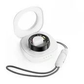 Smartringi - Smart Ring Inteligentny Pierścień 18,2mm Czarny Android iOS białe etui - miniaturka - grafika 1