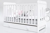 Łóżka dla dzieci i młodzieży - Łóżeczko dziecięce z szufladą sofa tapczanik Zuza 140x70 - miniaturka - grafika 1