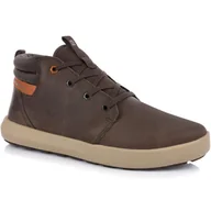 Buty trekkingowe męskie - Męskie buty sportowe na codzień brązowe CATERPILLAR PROXY MID FLEECE - miniaturka - grafika 1