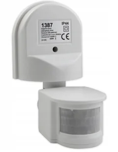Czujnik ruchu Pir Zewnętrzny Led 180st. IP44 Biały - Akcesoria do oświetlenia - miniaturka - grafika 1
