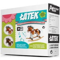 Zabawki na biegunach - MILLY-MALLY KOŃ NA BIEGUNACH ŁATEK Jasny brąz #B1 - miniaturka - grafika 1