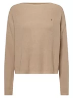 Swetry damskie - Tommy Hilfiger - Sweter damski, beżowy - miniaturka - grafika 1