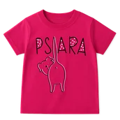 Koszulki dla dziewczynek - Koszulka dla dziewczynki uwielbiającej psy - psiara - miniaturka - grafika 1