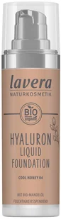 Lavera Hyaluron Liquid Foundation 30 ml - podkład do twarzy Cool Honey 04 - Podkłady do twarzy - miniaturka - grafika 1