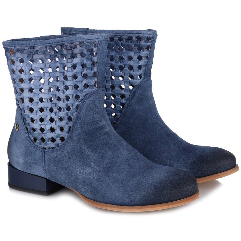 Botki damskie Maciejka 07364-17/00-1 GRANAT R.40