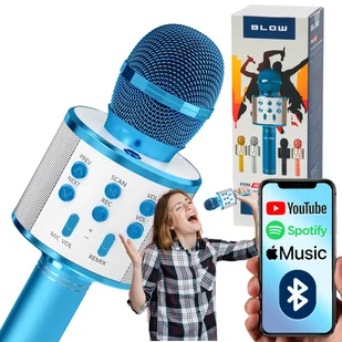 MIKROFON BEZPRZEWODOWY GŁOŚNIK BLUETOOTH KARAOKE DLA DZIECI NA PREZENT HQ - Instrumenty muzyczne dla dzieci - miniaturka - grafika 1