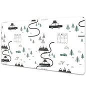 Podkładki na biurko - Mata na biurko dla dzieci Pordóż samochodem 90x45 cm - miniaturka - grafika 1