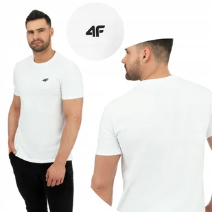 T-shirt Męski 4F Koszulka Bawełniana Sportowa XXL TTSHM2256 SS25 - Koszulki męskie T-shirt Męski 4F Koszulka Bawełniana Sportowa XXL TTSHM2256 SS25 - Koszulki męskie - miniaturka - grafika 1