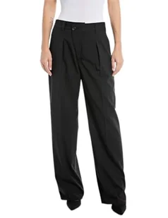 Replay Damskie spodnie Straight Fit, 098 BLACK, 29W - Spodnie damskie - miniaturka - grafika 1