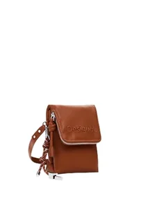 Desigual MONE_Half Phone Camel, Bi-Fold Wallet Women's, 12, Brązowy, 12 - Portfele - miniaturka - grafika 1