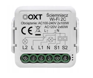 OXT SWT25  mini ściemniacz 2C Wi-Fi - Systemy inteligentnych domów - miniaturka - grafika 1