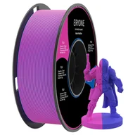Filamenty i akcesoria do drukarek 3D - ERYONE Dual Color Matte PLA Filament for 3D Printers, 1.75mm Accuracy  /- 0.03mm, 1kg (2.2LBS)/Spool - Pink and Purple - miniaturka - grafika 1