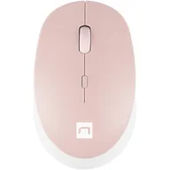 Myszki - Natec Harrier 2 Bluetooth 5.1 Biało-różowa NMY-1962 - miniaturka - grafika 1