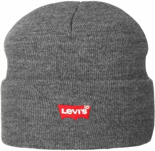 Czapka Beanie Red Batwing Slouchy by Levi s, szary, One Size - Czapki damskie - miniaturka - grafika 1