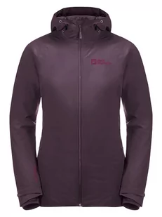 Jack Wolfskin Kurtka funkcyjna 3w1 "Glaabach" w kolorze fioletowym - Kurtki i kamizelki sportowe damskie - miniaturka - grafika 1