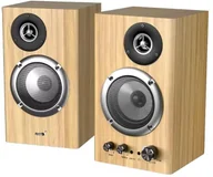 Głośniki komputerowe - Głośniki komputerowe Genius Reproduktor SP-HF1812BT, BT, 3.5mm jack, 50W, jasne drewno - miniaturka - grafika 1