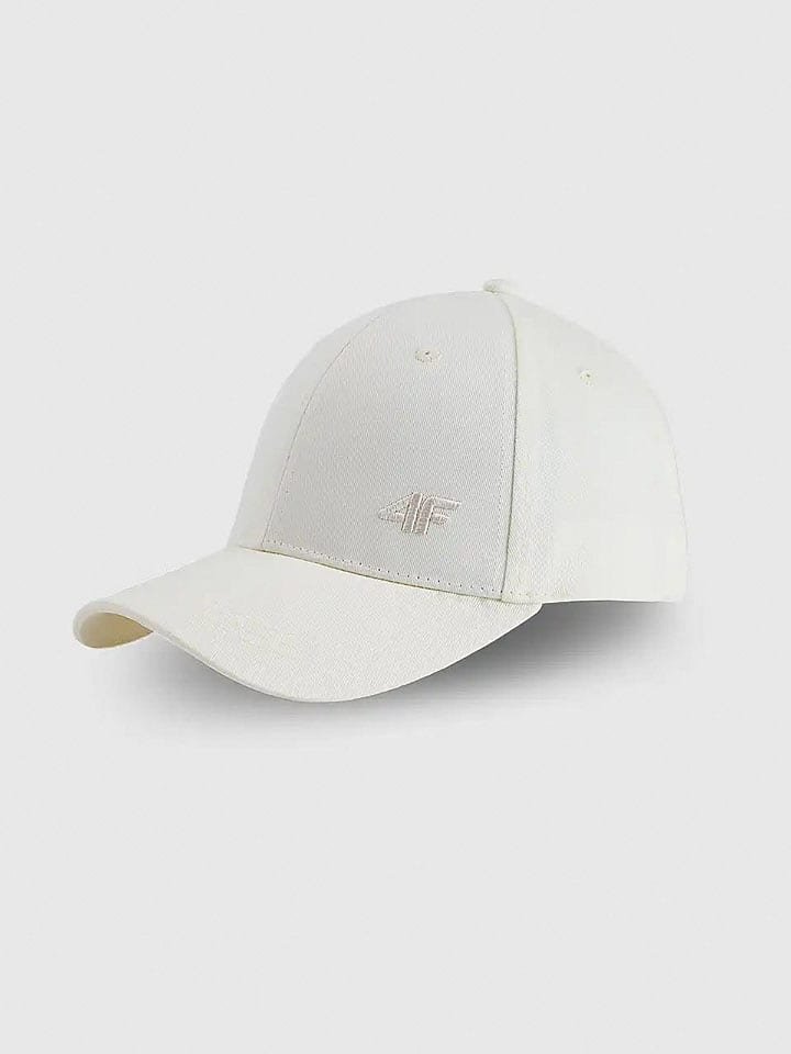 4F Czapka w kolorze kremowym