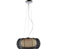 Lampy sufitowe - Searchlight 20025 - Żyrandol na lince 2xE27/60W/230V śr. 40 cm czarny - miniaturka - grafika 1