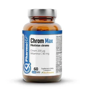 Pharmovit Chrom Max 200 g 60 kaps Vcaps CEFD-16863 - Witaminy i minerały - miniaturka - grafika 1