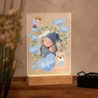 Ramki na zdjęcia - Lampka ramka L z wydrukiem na szkle akrylowym i podświetleniem LED - miniaturka - grafika 1