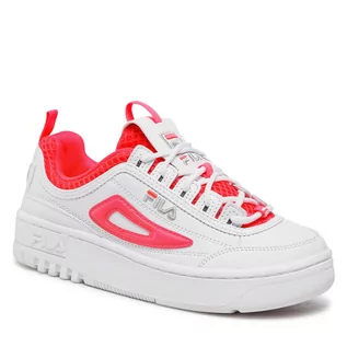 Sneakersy damskie - Fila Sneakersy Fx Disruptor Wmn 1011386.96M White/Diva Pink - grafika 1