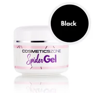 Żele do paznokci - Cosmetics Zone Spider Gel 5ML Do Zdobień Black - miniaturka - grafika 1