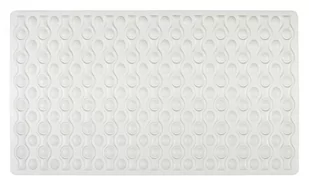 Wenko Antypoślizgowa mata łazienkowa Rocha biała wykonana z naturalnego kauczuku przyssawki do mocowania 70x40 cm marka B07C4TLVPM - Dywaniki łazienkowe - miniaturka - grafika 1