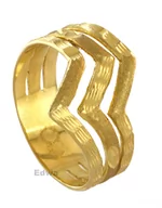 Pierścionki - Pierścionek złoty pr.585 roz.17 - miniaturka - grafika 1