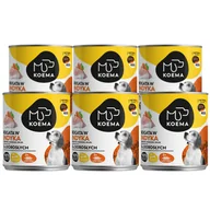 Mokra karma dla psów - Koema Bogata w indyka 6x800g - miniaturka - grafika 1