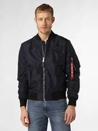 Kurtki męskie - Alpha Industries Kurtka męska Mężczyźni Sztuczne włókno niebieski jednolity, XL - miniaturka - grafika 1