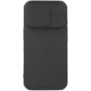 Etui na telefon komórkowy iPhone 16 Pro, Nillkin CamShield Pro Magnetic, czarne - Etui i futerały do telefonów - miniaturka - grafika 1