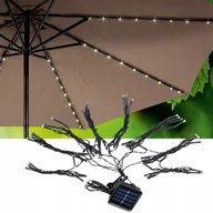 Lampy ogrodowe - LAMPKI POD PARASOL SOLARNE LED DEKORACYJNE OGRÓD DOM LAMPY OGRODOWE 380CM - miniaturka - grafika 1